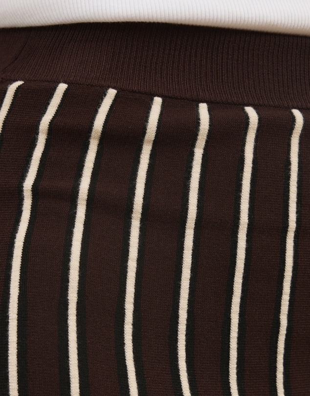 Atmos&Here - Mary Knitted Stripe Midi Skirt