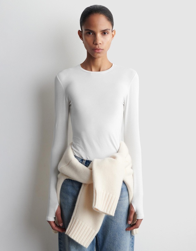 COS - Cotton Long-Sleeved Top