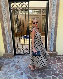 Esther & Co - Lyda Dress - Khaki Spot