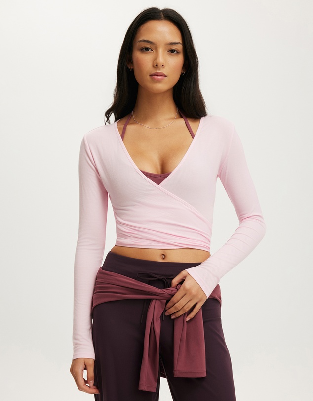 Cotton On Body Active - Active Wrap LS Top