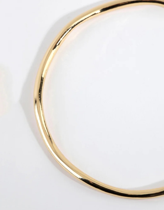Lovisa - Gold Plated Thin Wavy Bangle