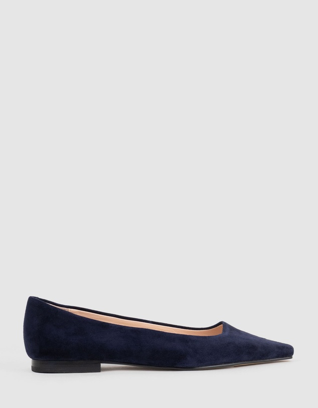 Edward Meller - ELVY Chiselled Flat Pump