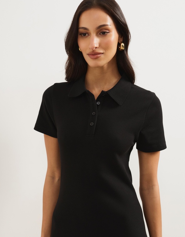 Atmos&Here - Morgan Organic Cotton Short Sleeve Midi Dress