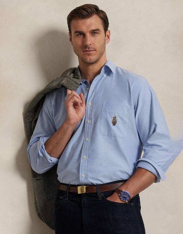 Polo Ralph Lauren - ICONIC EXCLUSIVE - Big & Tall - Polo Bear Oxford Shirt