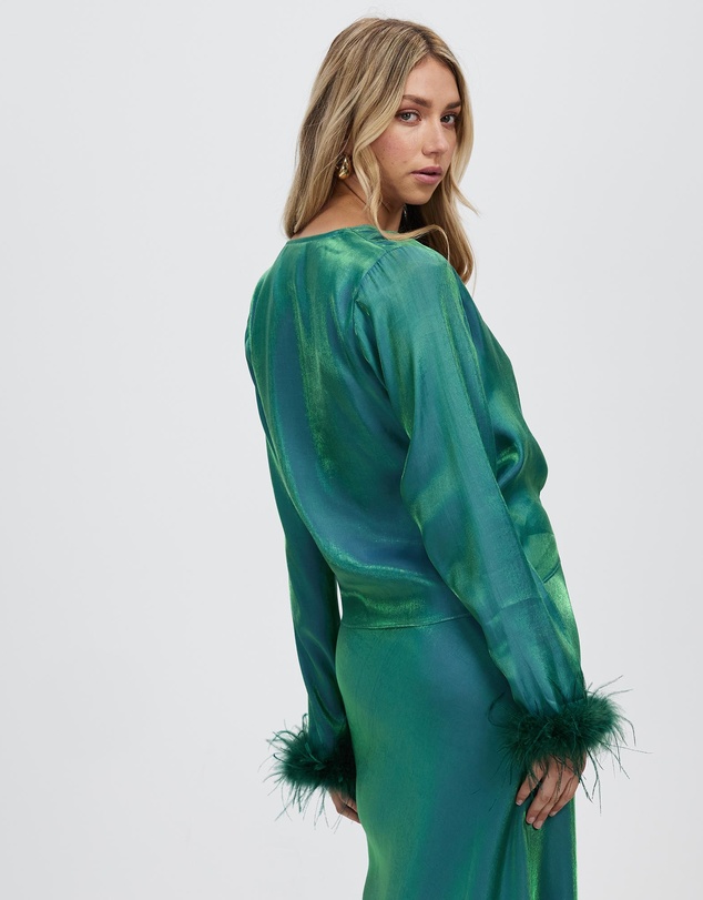 LENNI the label - Fame Feather Blouse