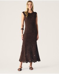 MOS The Label - Anouk Crochet Maxi Dress