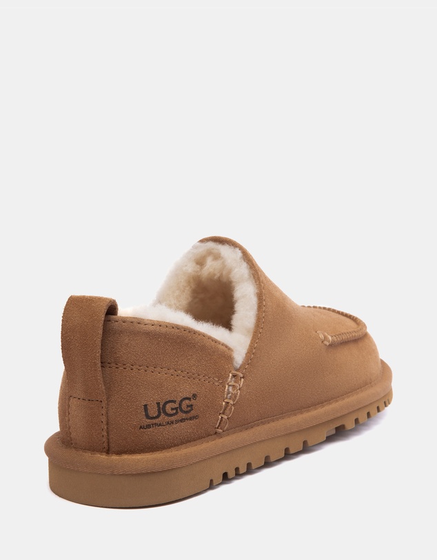 EVERAU - Australian Shepherd Ugg Mireve Cow Suede Upper Loafer Oxfords Flats