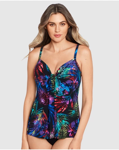 Miraclesuit Swimwear  - Tropicat Marina Underwired Padded Tankini Top