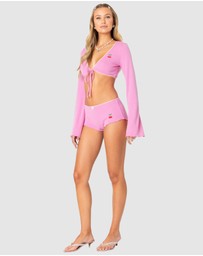EDIKTED - Cherrie Pointelle Shorts