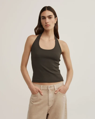 Witchery - Scoop Halter Tank