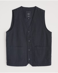 Seasalt - Seasalt Cornwall Navy Tollgate Waistcoat