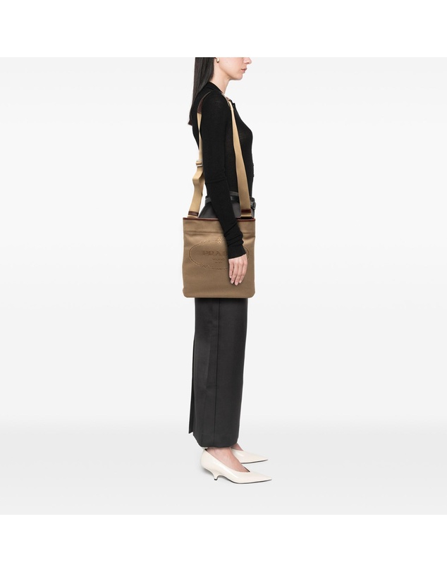 Pre-Loved by Azura Reborn - Pre-Loved Canvas Canapa Logo Crossbody