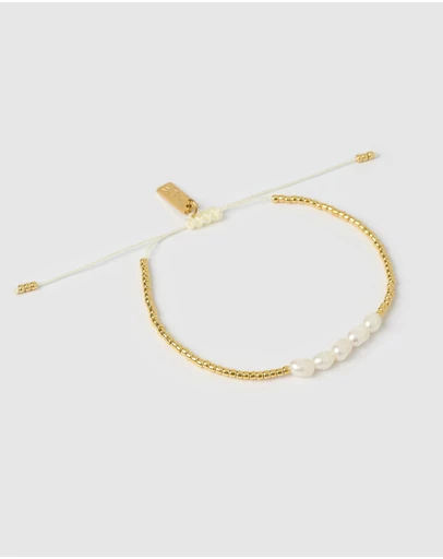 Arms Of Eve - Seline Gold and Pearl Bracelet