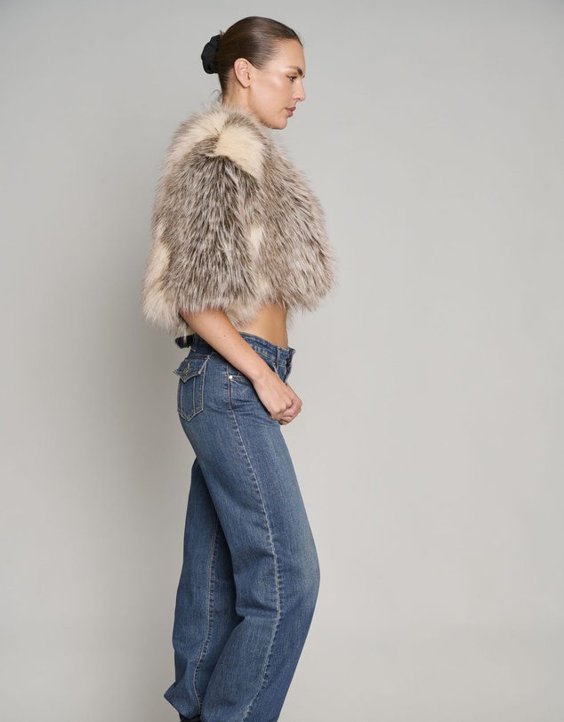 Love and Nostalgia - Little Fur Coat - Stripe