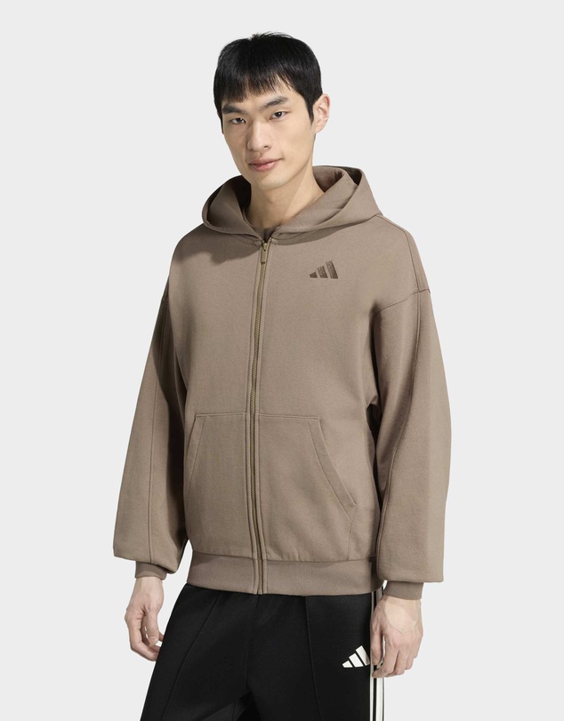 adidas Sportswear - ADIDAS KIT SMALL LOGO FULL-ZIP HOODIE Mens