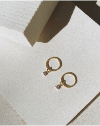 SAINT VALENTINE - Saint Mini Hoops - Gold - ICONIC EXCLUSIVE