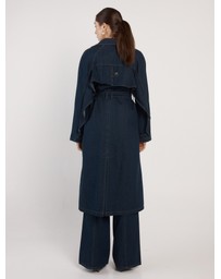 Fate + Becker - Koa Denim Trench Coat