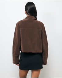 AERE - Anders Suede Look Jacket