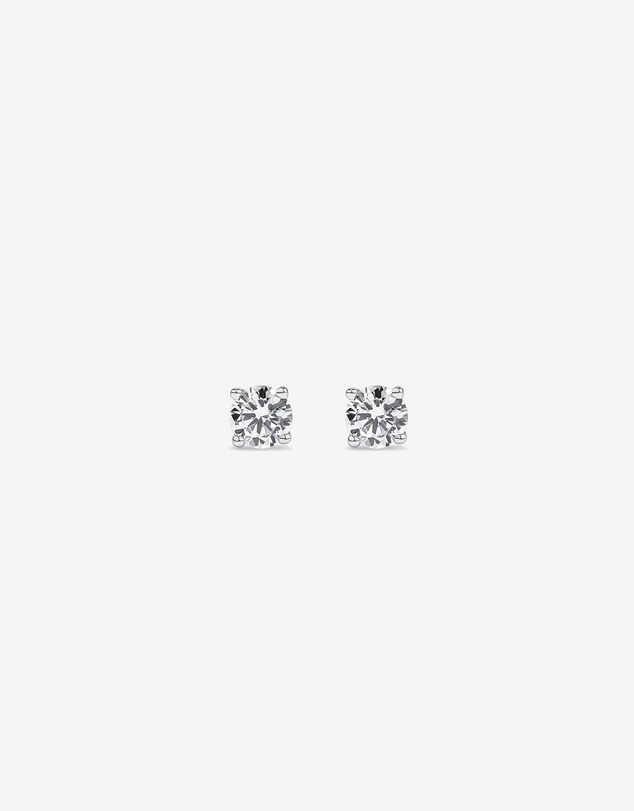 Michael Hill - 0.20 Carat TW Round Brilliant Laboratory-Grown Diamond Solitaire Stud Earrings in Sterling Silver