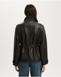 Cotton On - Eli Faux Leather Parka