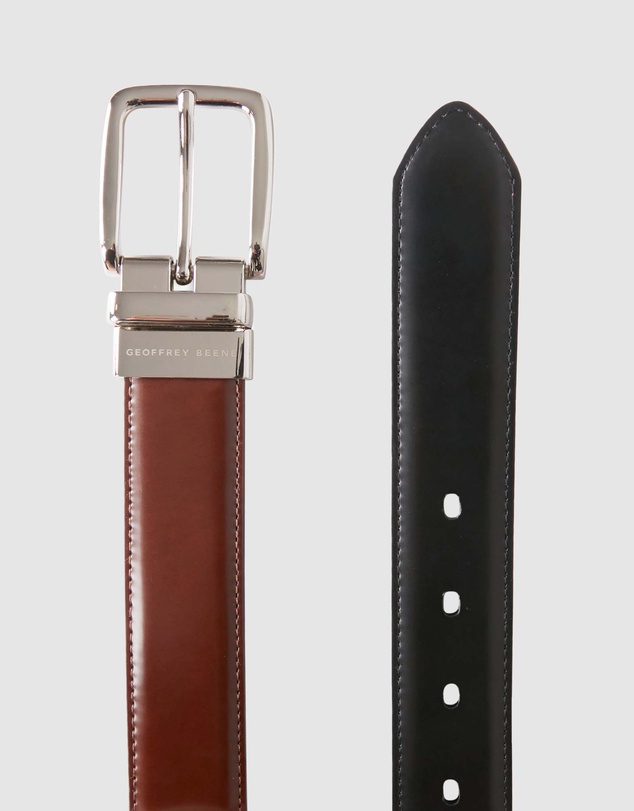 Geoffrey Beene - Pin Buckle Reversible Belt
