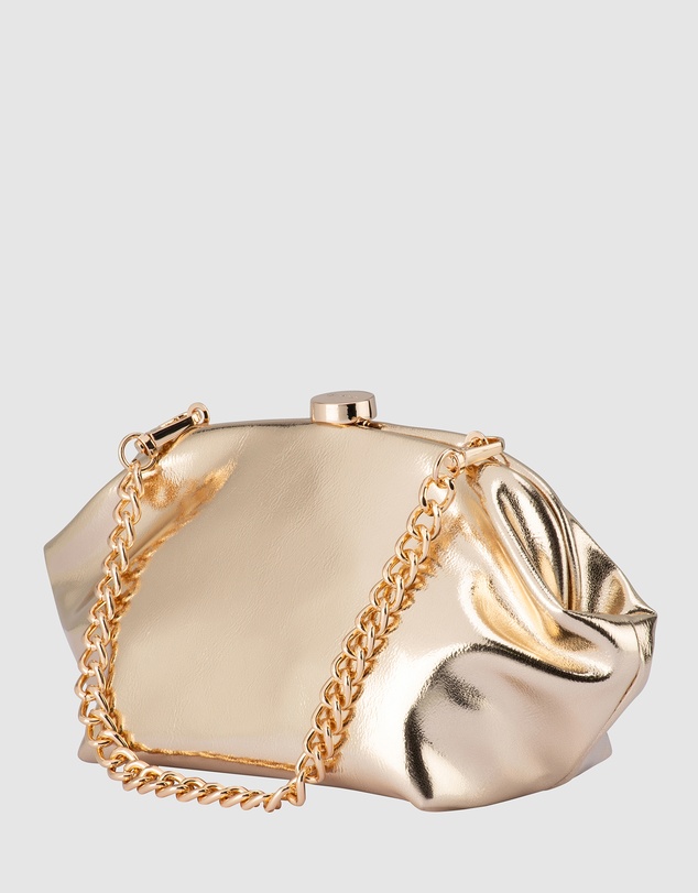 Olga Berg - Tally Metallic Clutch