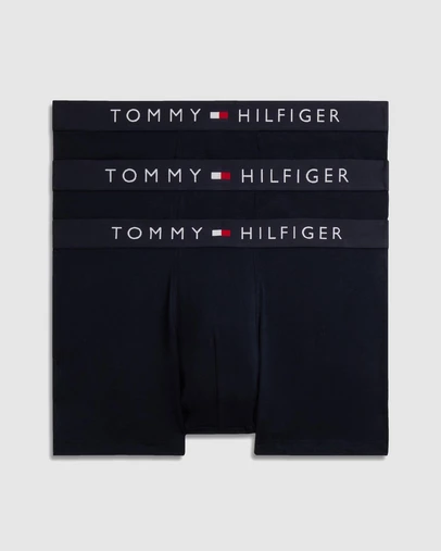 Tommy Hilfiger - 3-Pack TH Original Logo Waistband Trunks