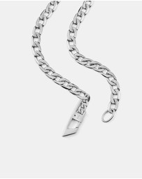 Diesel - Steel Silver Tone Necklace