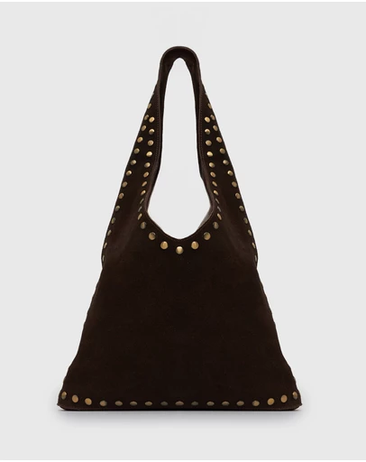 Betts - Freya-S Suede Leather Stud Bag