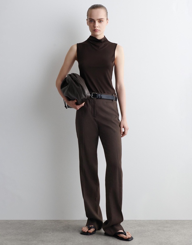 COS - Draped Turtleneck Tank Top