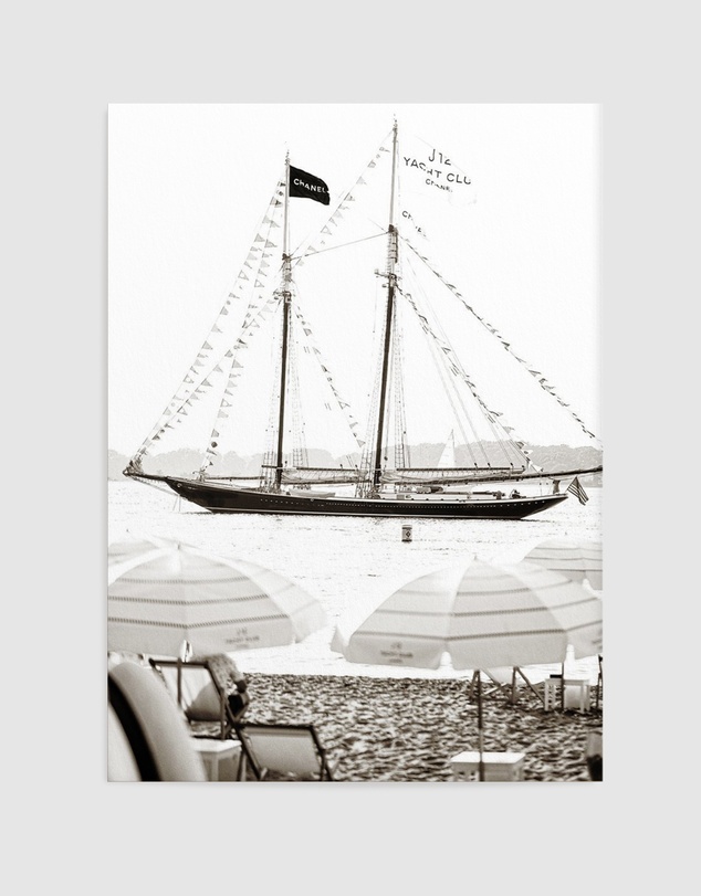 Olive et Oriel - Fashion Yacht Club No I Art Print