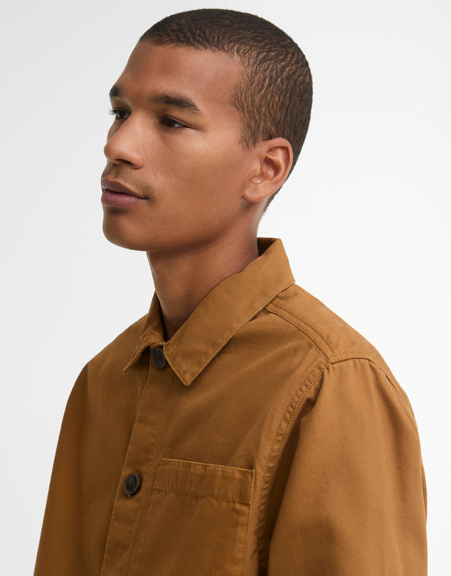 Barbour - Barbour Tartan Trimmed Washed Overshirt