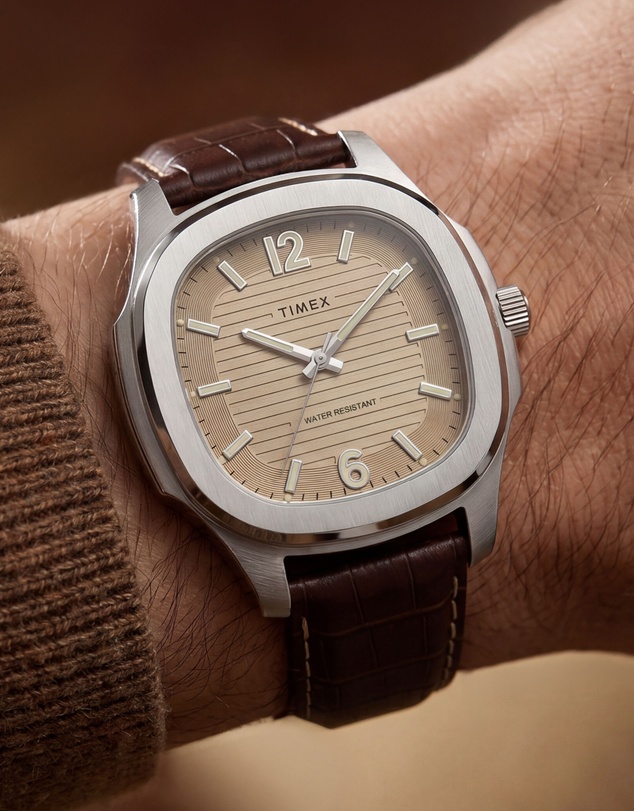 TIMEX - Marquee 41mm Natural Leather Strap Watch