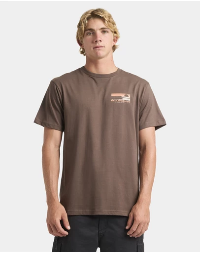 Quiksilver - Mens Stacked Horizon T-Shirt
