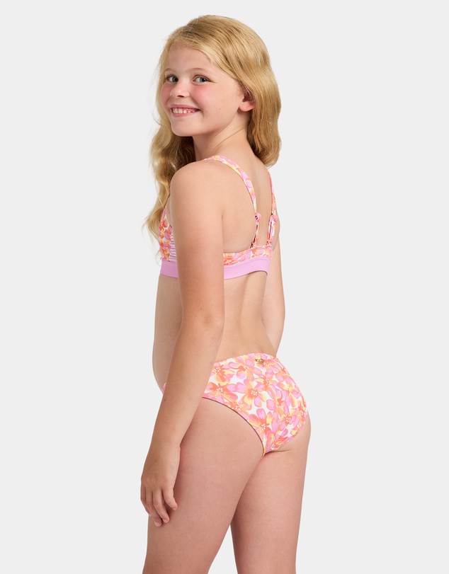 Roxy - Girls 8 to 16 Petal Party Crop Top Two Piece