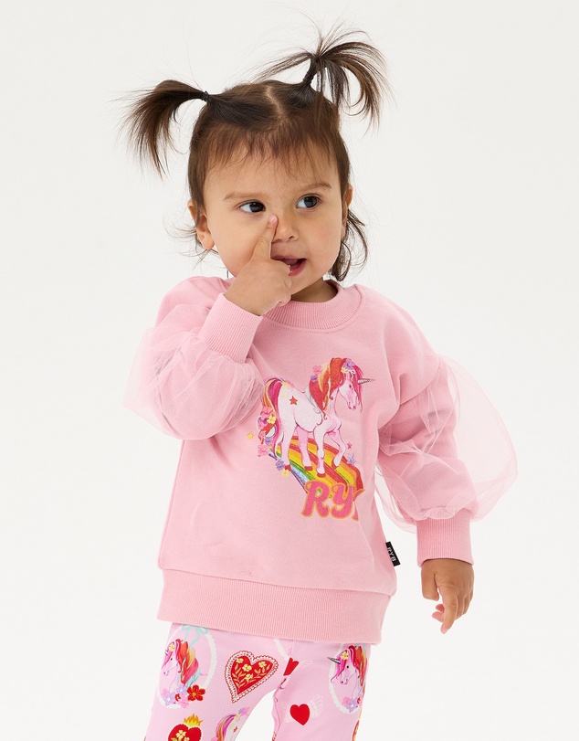 Rock Your Baby - Wild At Heart Party Pom Pom Sweatshirt