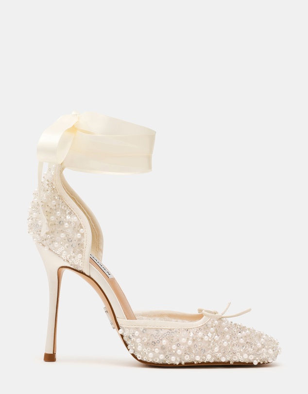 Steve Madden - Larina-Seq Ivory Heels