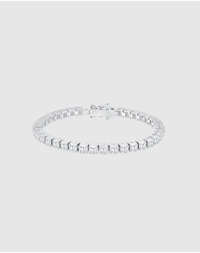 Elli Jewelry - Zirconia Bracelet in 925 Silver