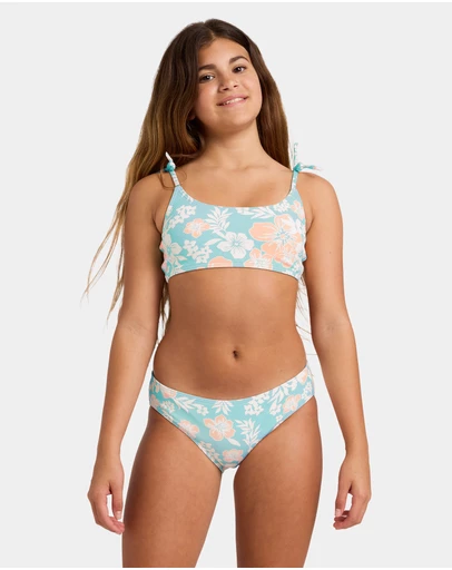 Billabong - Girls 6 to 16 Hibiscus Haze Two Piece Swimsuit
