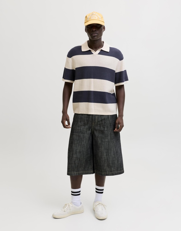 Jack & Jones - Jorliam Knit Stripe Split Neck Polo