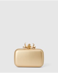 Forever New - Gina Orchid Clasp Hardcase Clutch Bag
