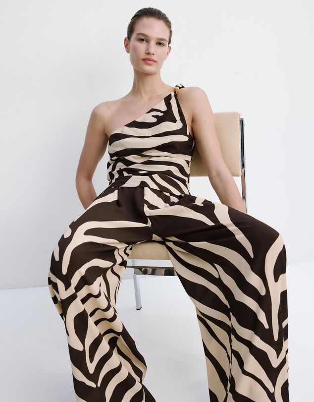 M.N.G - Flowy Printed Trousers