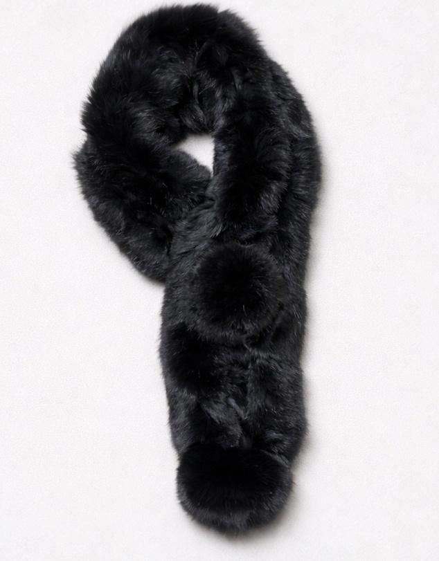 Mossée - Sylvia Fluffy Faux Fur Scarf