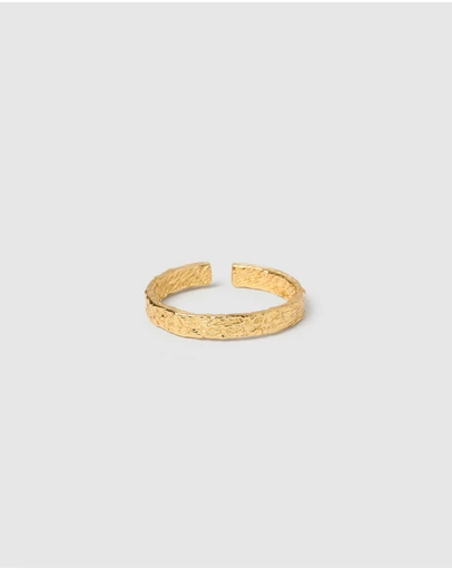 Arms Of Eve - Eros Gold Textured Ring - Small