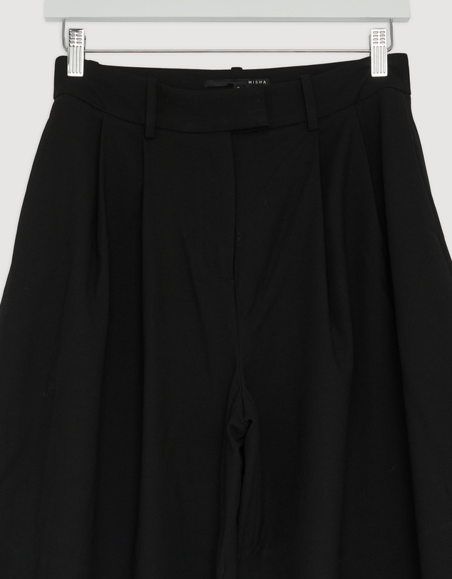 Revibe - Repaired MISHA Mezzaluna Pleated Barrell Leg Trousers - AU 10
