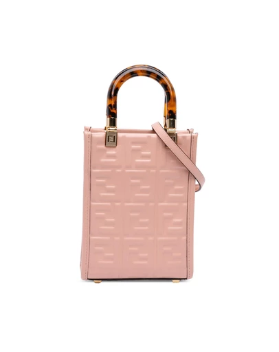 Pre-Loved by Azura Reborn - Pre-Loved Mini Zucca Embossed Leather Sunshine Shopper Tote