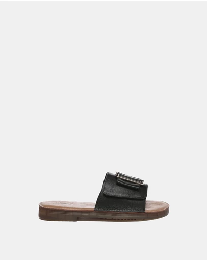 EVERAU - EverAU Ugg Bera Cow Leather Upper Sandals