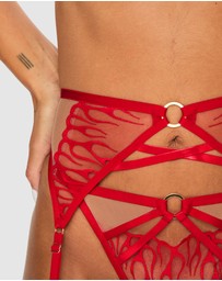 Ann Summers - Flames Of Passion Suspender Belt