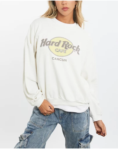 Vintage by The Real Deal - Pre Loved - Vintage 80s Hard Rock Cafe Sweatshirt