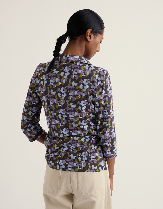 Seasalt - Seasalt Cornwall Multi Wavecrest Shirt in Organic Cotton Jersey